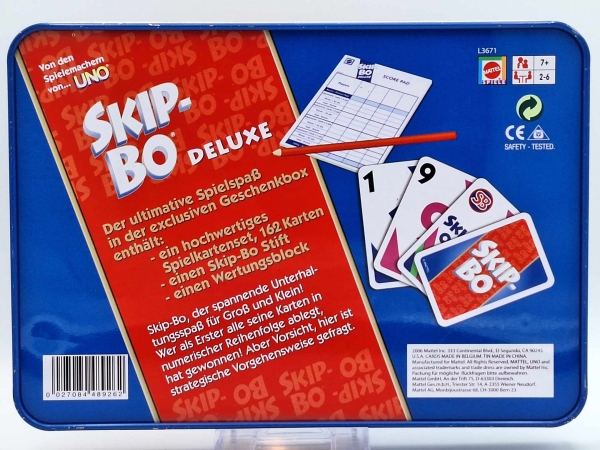 Skip-Bo in Metalldose - MATTEL - 2006